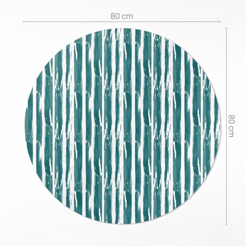 Tapis vinyle durable et élégant avec motif lignes abstraites pour intérieur chic