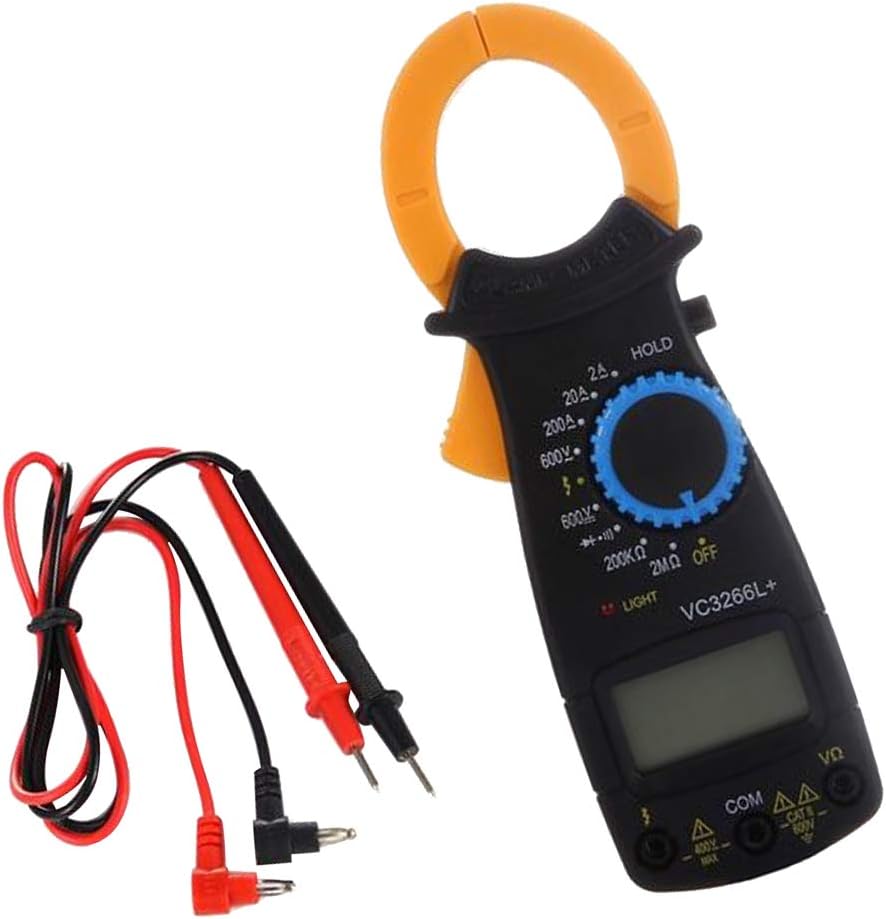 VC3266L+Digital Clamp Meter Multimeter AC DC Voltmeter Ammeter Ohmmeter 600V