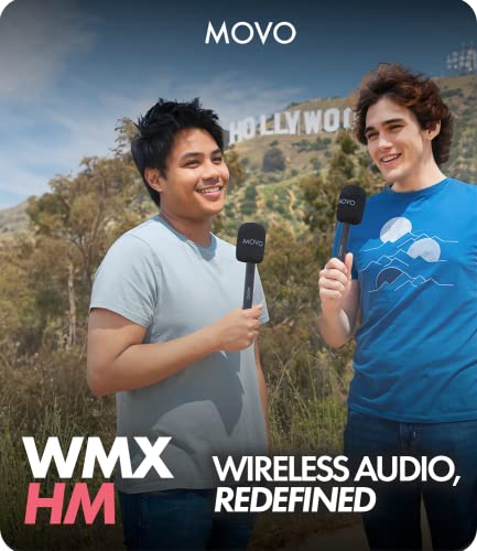 Movo Wmx-Hm Handheld Wireless Microphone Adapter For Wireless Mini And Wmx-2 Systems - Compatible With Dji Mic, Rode Wireless Go, Hollyland Lark, And More - Handheld Mic Mount #TOP1