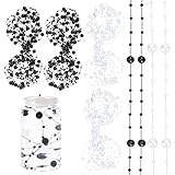 Estilo de cadena de perlas - La cuerda de perlas se compone de dos tamaños diferentes de perlas artificiales, la más grande es de 7,5 mm de diámetro y la más pequeña es de 2 mm de diámetro. Hay un total de 2 colores para satisfacer tus diferentes necesidades.