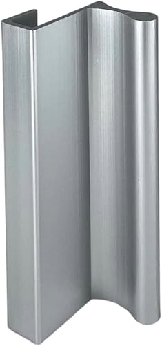 CRL Tirador de aluminio anodizado satinado de 3 pulgadas con borde de 716 pulgadas para puerta corrediza de vidrio y panel - D643A disponible en Yaxa Colombia
