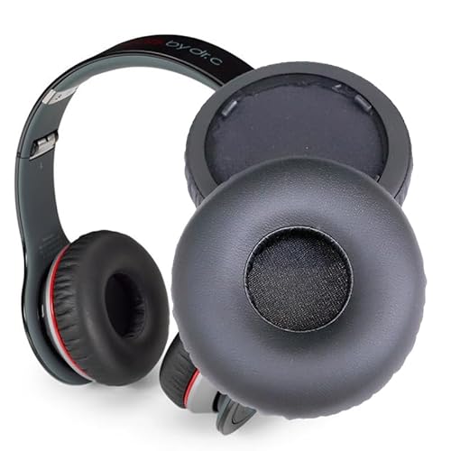 Cuscinetti auricolari compatibili con cuffie Beats SOLO HD e Monster Solo HD wireless nero