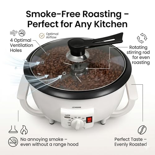 Commercial coffee roaster machine