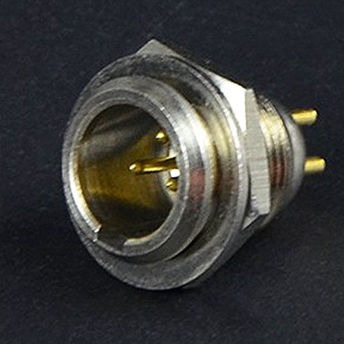 Cess 3-Pin Mini Xlr Cable Male Connector Adapter For Mic Microphone - Mini Xlr Socket,3 Pin (2 Pack) #TOP4