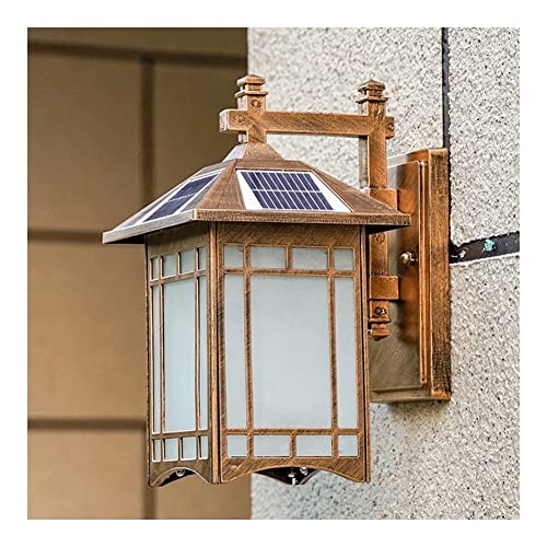 Lanterne murale solaire à intensité variable et étanche avec télécommande - 2
