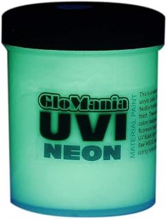 Green UV Reactive Daytime Invisible Neon Rave Paint 4oz