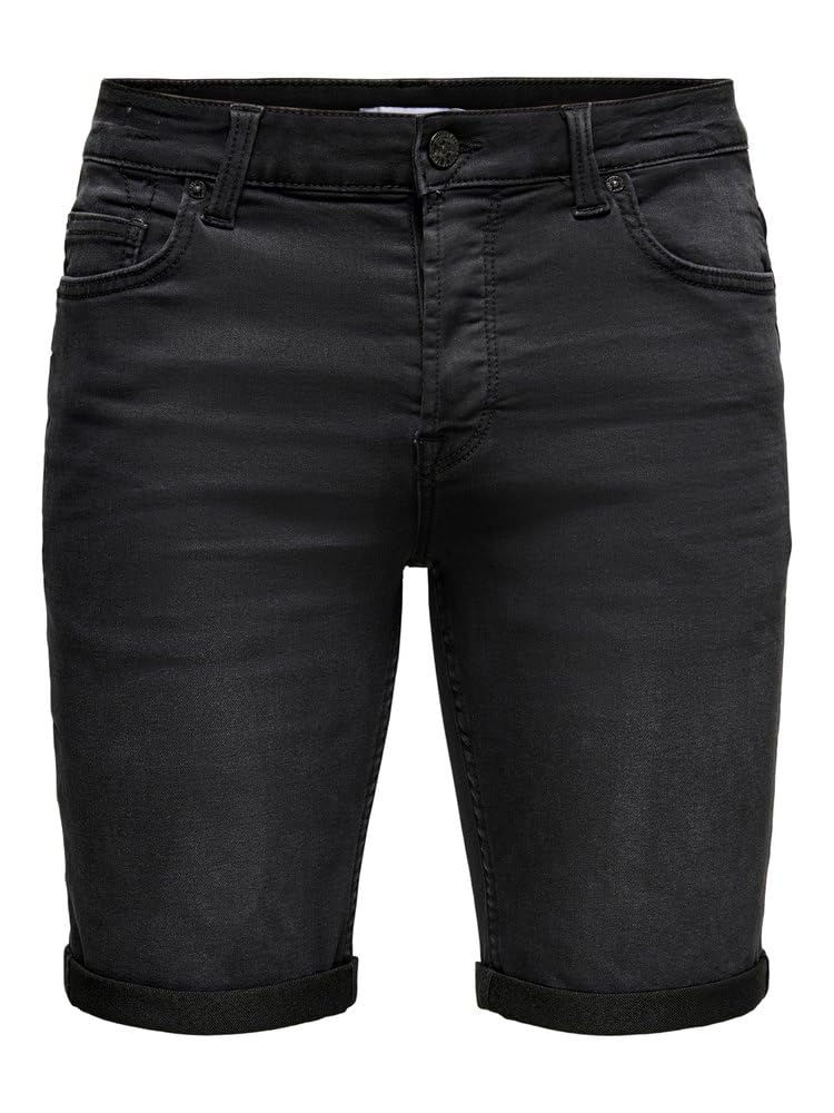 Only & Sons Pantalones Cortos de Jean para Hombre