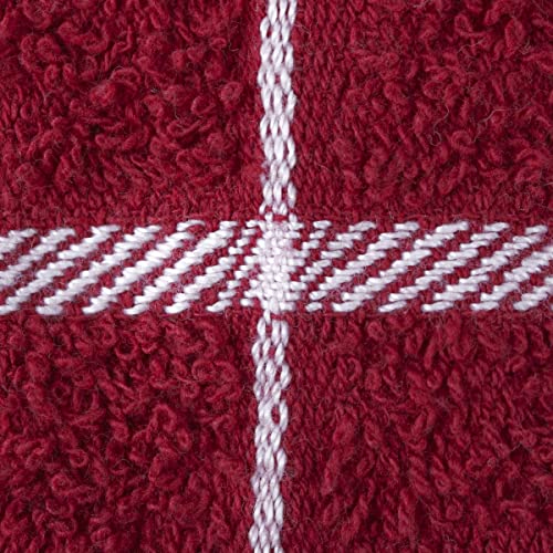 Ritz Premium Kitchen Towel Highly Absorbent, Super Soft, Long-Lasting, 100% Cotton Terry Dish Towels, Hand Towels, Tea Towels, Bar Towels, 6-Pack, 12"X12", Paprika #TOP2