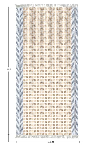 Tapis kilim lavable pour chambre et zone de trafic intense - 6