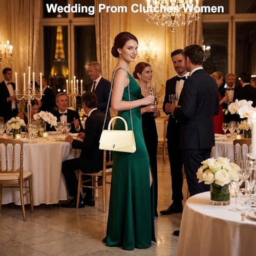 Image of Evening Clutch Purse for Womens Crossbody Shoulder Handbags Wedding Bag Cocktail Purses with Detachable Chain