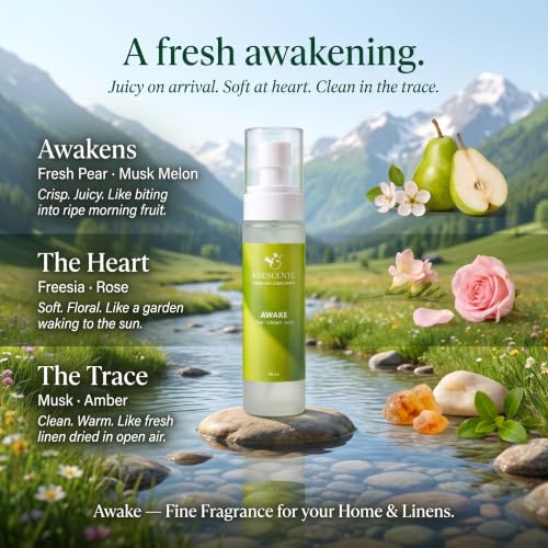 Image of Awake Luxury Room & Linen Spray | Premium Air Freshener Spray | Luxury Home Fragrance | Energizing Air Mist Spray | Room & Air Freshner
