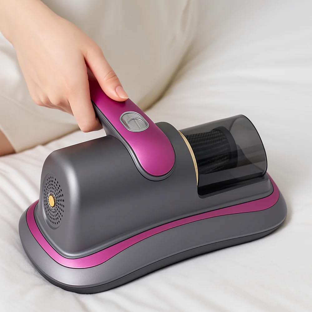 V20 Pro | Aspirateur Anti-acariens | Machine Anti-acariens Aspirateur De Matelas Portable Élimine 99% des Allergènes - KIMEO (Gris)
