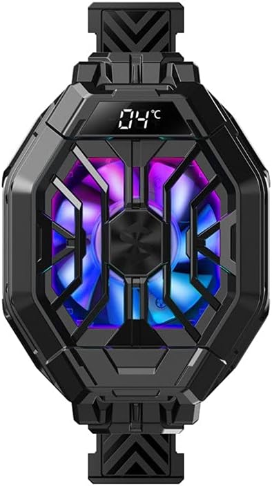 Phone Fun Cooler Back Clip Radiating Gaming Mobile Phone Cooler Cooling Fan Backlight Radiator Cold