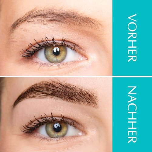 Augenbrauenserum ohne Hormone Eyebrow Serum: 5ML Natürliches, Hormonfreies Augenbrauenserum für Längere, Vollere Wimpern und Augenbrauen, Schnelleres Augenbrauenwachstum Vegan