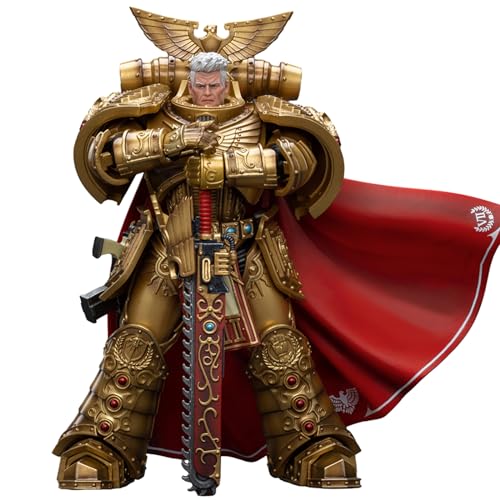 JOYTOY JT8865 Warhammer 40K The Imperial Fists, Imperial Fists Rogal Dorn, Primarch of The Vllth Legion Figurine d'action 1/18 Modèle