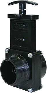 Valterra 7208 - Válvula de compuerta ABS, color negro, FPT x MPT