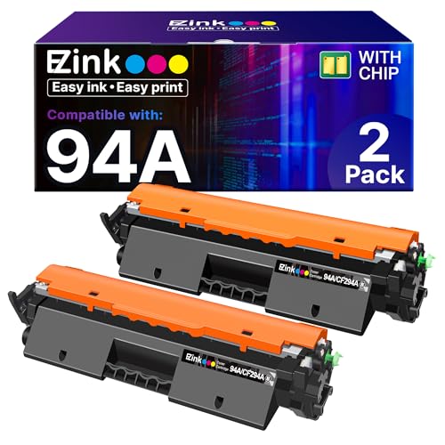 E-Z Ink 94A Toner Cartridge Replacement for HP 94A Toner Cartridge Black CF294A CF294X to Use with Laserjet Pro M118dw M148dw M148fdw M149fdw Laserjet M148,M118,M149 Printer (Black, 2 Pack)