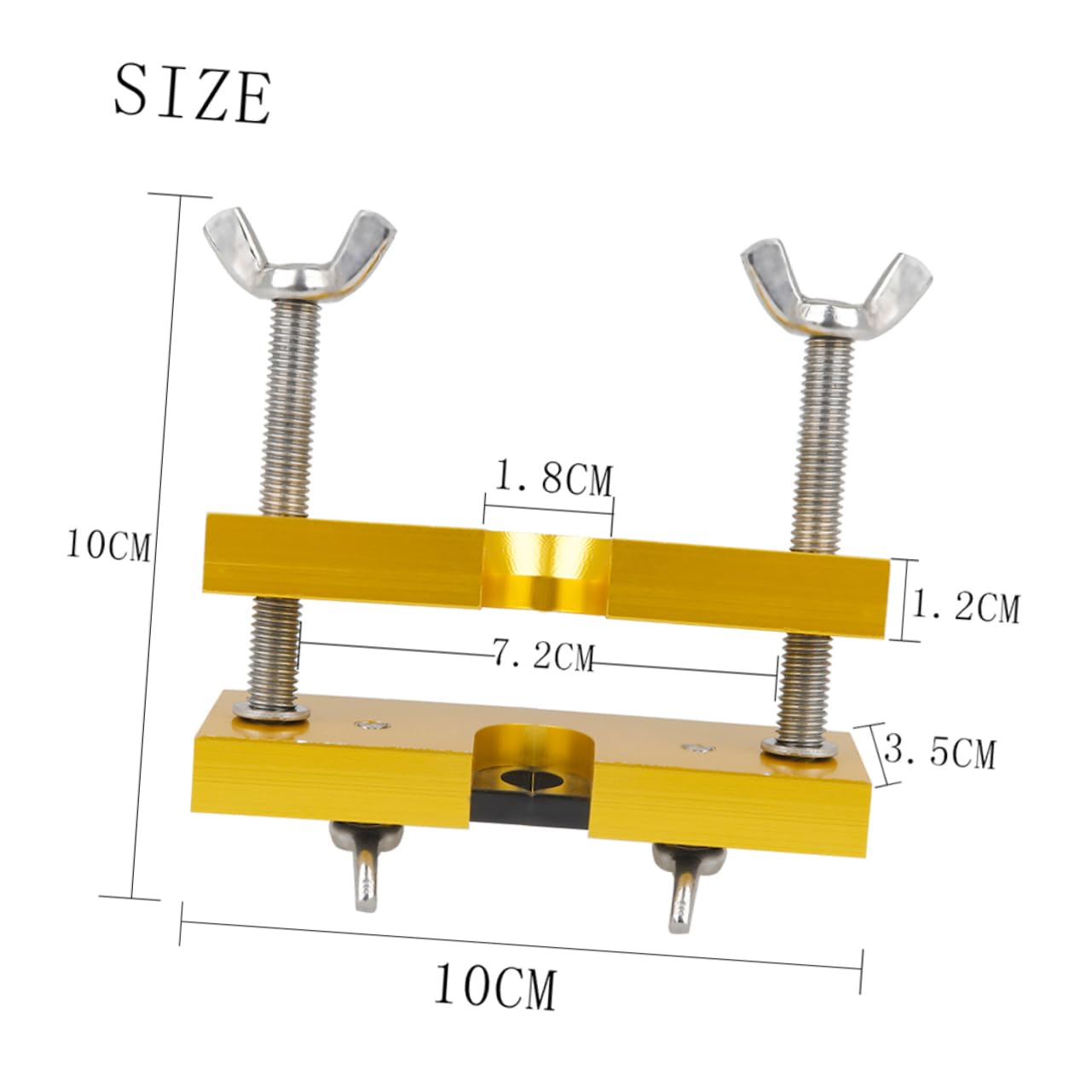 BESPORTBLE Trumpet Mouth Puller Remover Durable Brass Wind Instrument Extractor Material Non Deformable Trumpet Repair Tool for Easy Mouthpiece Removal Golden