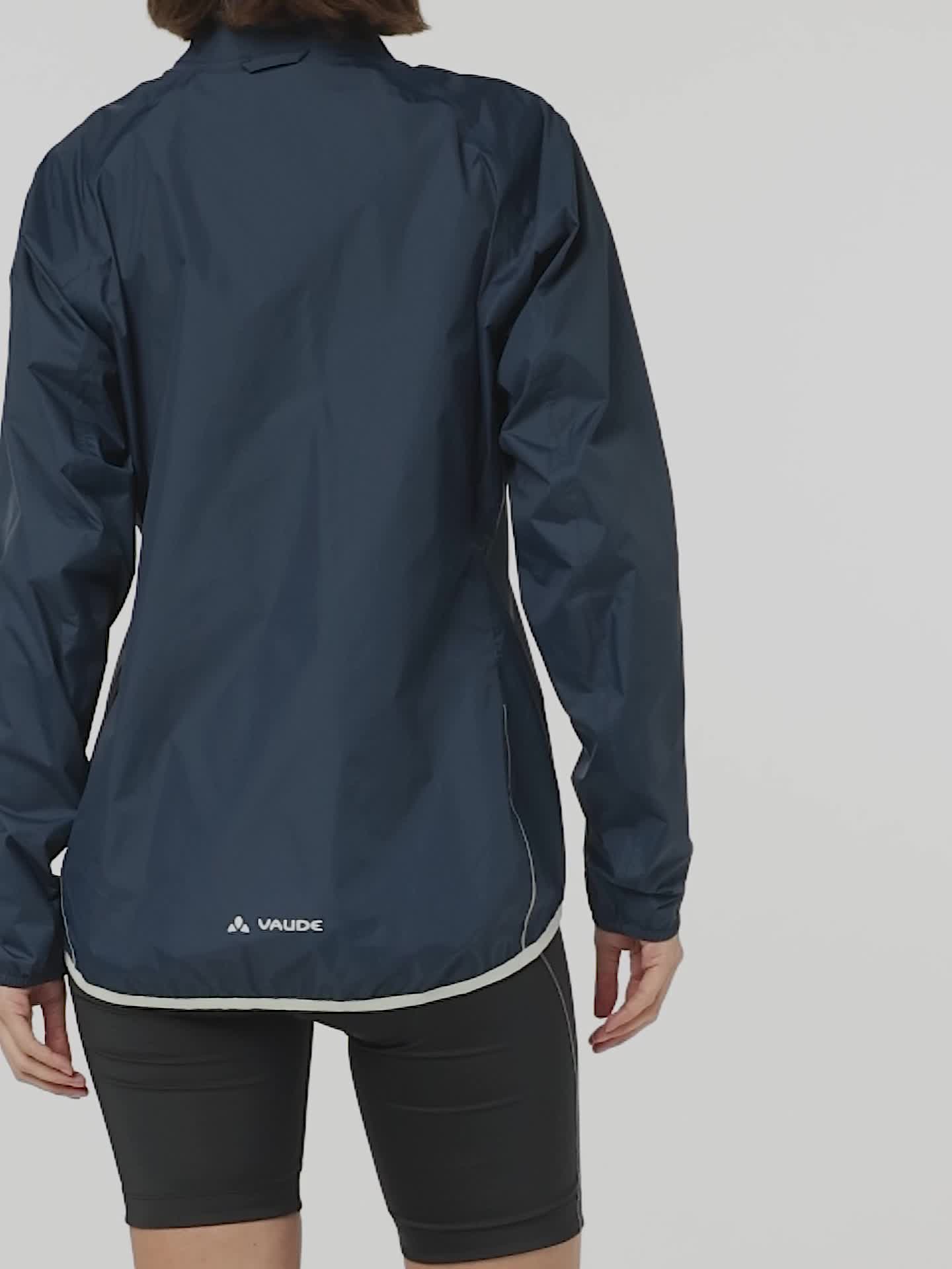 VAUDE Drop Jacket III geel | Dames regenjas | neon geel uni