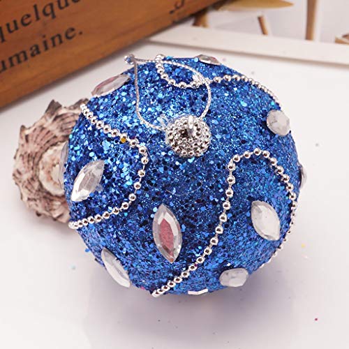 Tree Ball Rhinestone Baubles 8Cm Glitter Decoration Christmas Ornament Xmas Decoration Hangs Crystal Car Hanger #TOP1