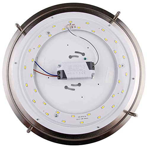 Led Panel Ceiling Light Fixtures 18W 5730 Smd Circle Annular Round Retrofit Board Bulb (Warm White) #TOP3
