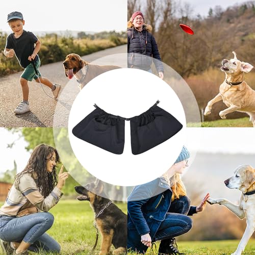 Delantal de entrenamiento para perros impermeable y de gran capacidad para premios 5