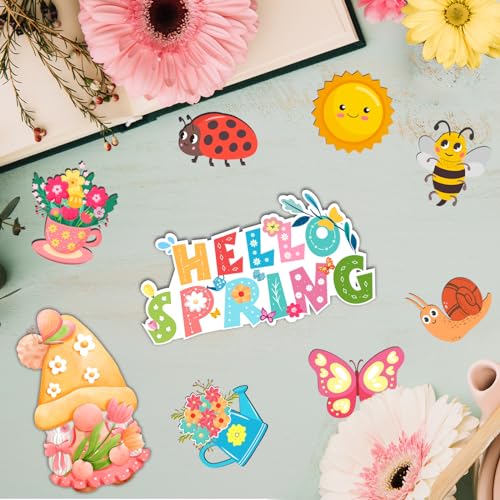 14 Imánes decorativos primavera para frigorífico miniatura 7