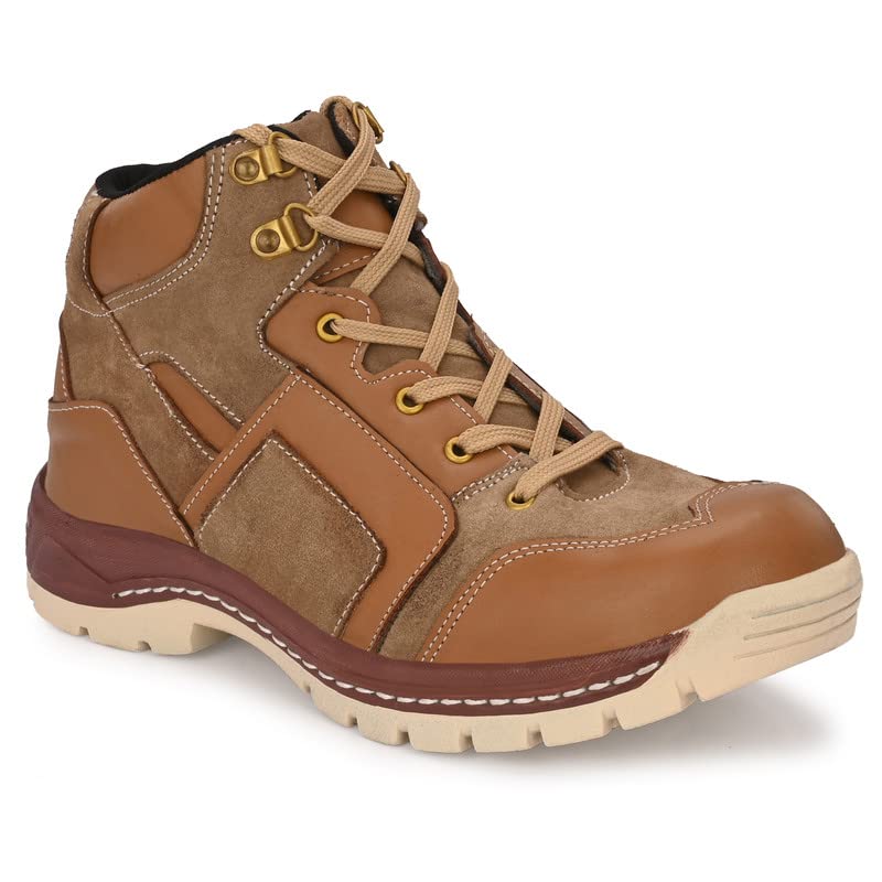 DIMMO Tan Genuine Leather Steel Toe Safety Shoe (3318) (B0BX4PZN5F) Amazon Price History, Amazon Price Tracker