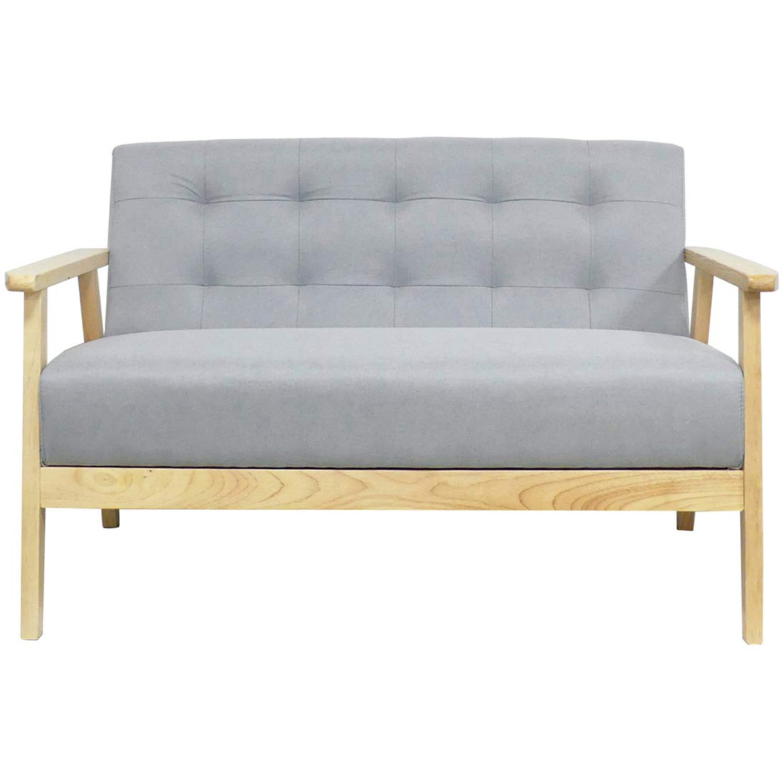 Amazon｜クロシオ(Kuroshio) 2Pソファ オスロ グレー｜ソファ・カウチ