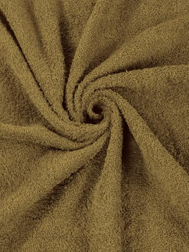 Image of Monte Carlo Essential Cotton Small Bath Towel | 340 GSM Ultra Lightweight & Quick Dry | Soft Absorbent Compact Towel 60x120 cm | Bathroom Towel for Gym, Travel & Daily Use (Soho) | Dark Charcoal