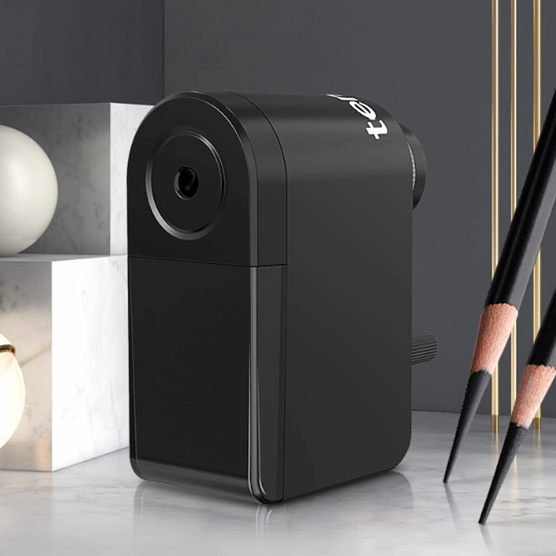 Temperamatite a manovella丨Penna Automatica con Regolazione Multiposizione Materiale ABS丨Strumento Speciale per Schizzi per Studenti d'Arte