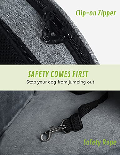 Pecute Pet Rolling Carrier, Pet Carrier Backpack Collapsible with Detachable Trolley, Multi-Function Pet Backpack with… - Image 6