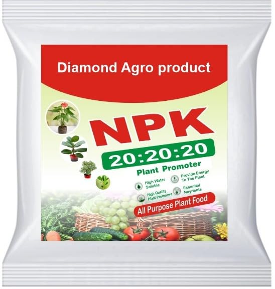 Diamond Agro Npk 20 Powder Fertilizers For Plants | Complete Plant Food Npk Fertilizer For Growth Boost And Maximum Production | Ideal For Home, Garden & Outdoor Plant Care (1 Kg) (B0C6J237X5) Amazon Price History, Amazon Price Tracker