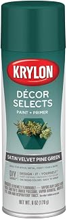 Krylon Décor Selects 6oz Satin Velvet Pine Green