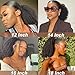 Afro Puff Drawstring Ponytail Human Hair Bun For Black Women 150% Density 10A Brazilian Virgin Human Hair Afro Kinky Curly Clip In Ponytail Extension Human Hair Pieces 150g Natural Color 16inch