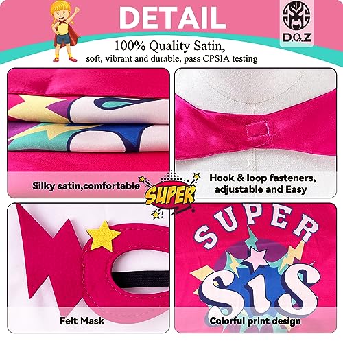 Capa y Máscara de Superhéroe para Niñas y Niños miniatura 6