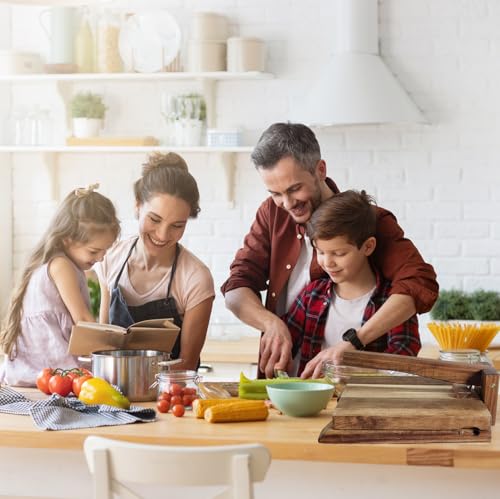 8-inch Large Wooden Tortillera Press with 50 Parchment Papers