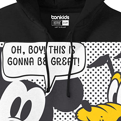 Image of Bon Organik Boys Cotton Hooded Neck Sweatshirt