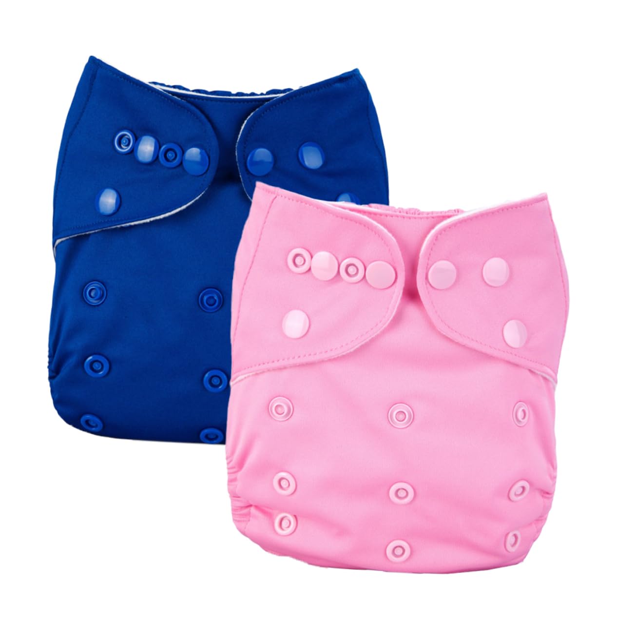 2pcs Waterproof Diaper Buttons Cloth Diaper Cover Cloth Diaper Nappy Diaper Pants Pocket Cloth Diaper Leakproof Diaper Newborn Diaper Breathable Diaper Diapers Dropshipping Baby