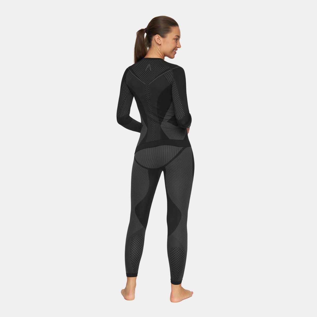Alpinus Bielizna termoaktywna damska Active Base Layer Set czarno-szara GT43253