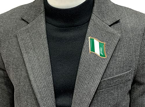 Image of vmcoatdu Country Flag Pin Badge International Travel Brooch Metal Alloy Souvenir Pin for Hat Clothes Backpack