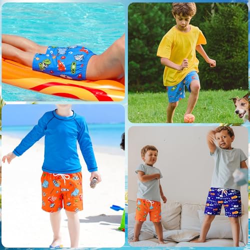 Image of Boys Swim Trunks Toddler Swim Shorts Boys Bathing Suit Kids Swimsuit-Quick Dry,for 3-12 Years