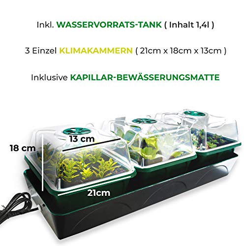 Zimmergewächshaus von Bio Green für Pflanzenanzucht „Hollandia“