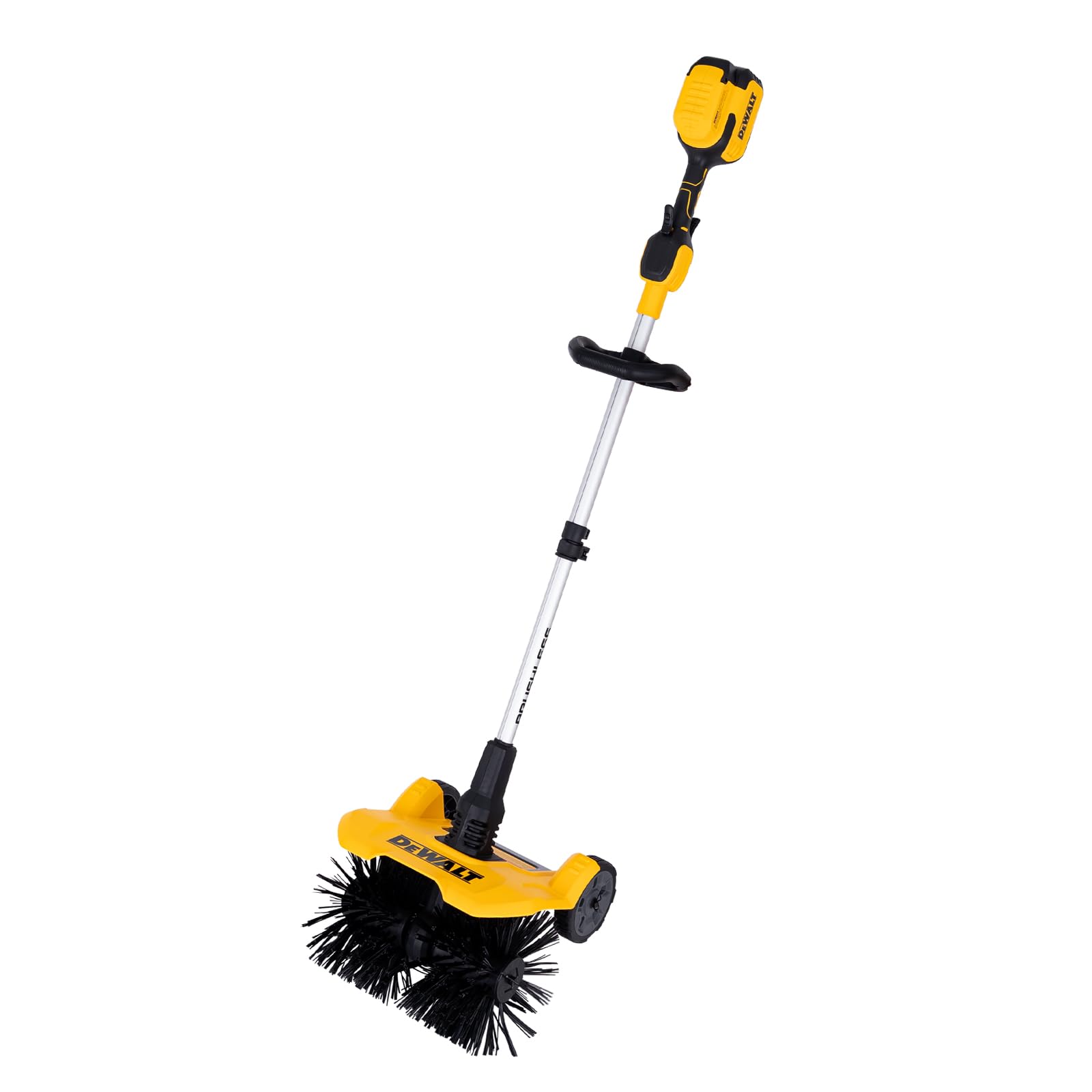 DEWALT 20V Battery Powered Broom, Cordless Electric Push Lawn Sweeper