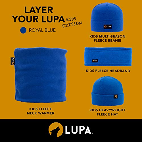 Image of Lupa Kids Handmade Double-Layer Fleece Neck Warmer - Kids Neck Warmer for Boys & Girls - Fleece Neck Gaiter for Winter