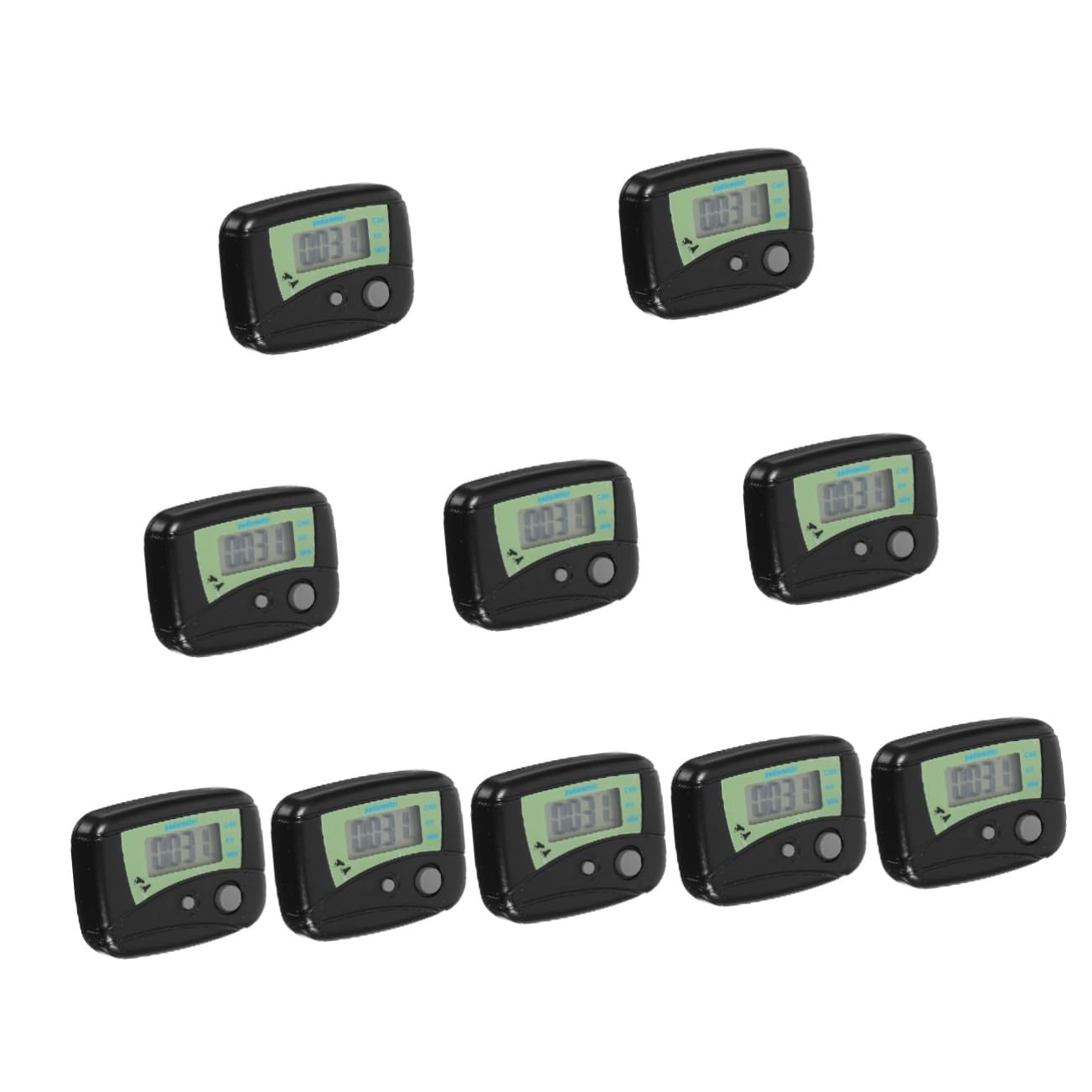 Lot de 10 Podomètres Numériques Compteur De Et De Calories pour La Marche Et Le Jogging