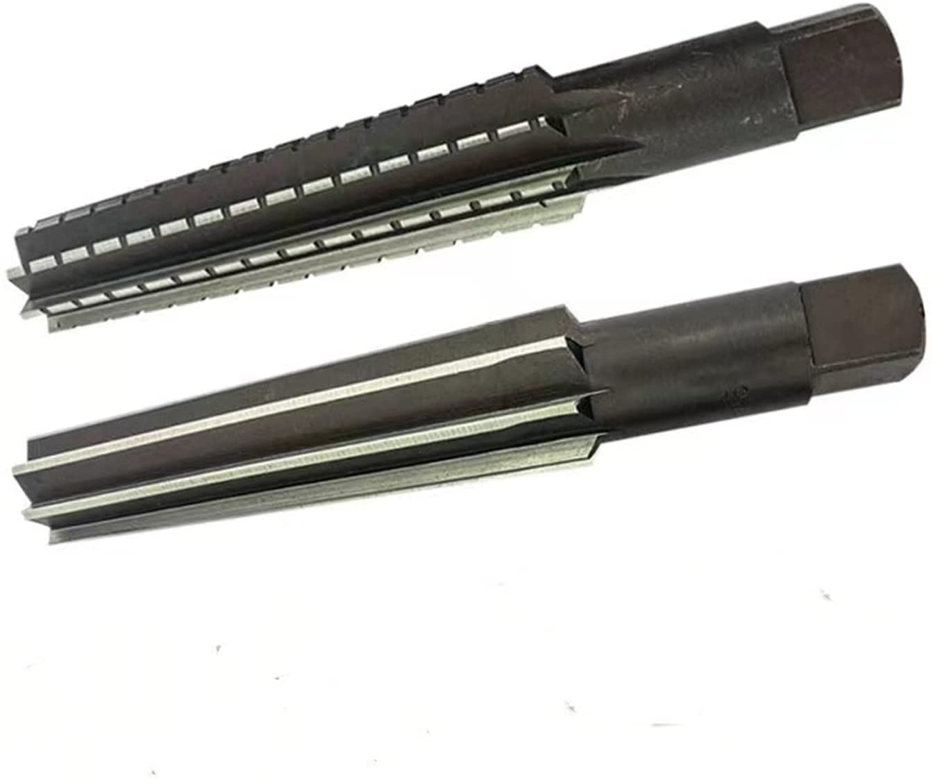 ACiyD 2Pcs Alesatore MT1/MT2/MT3/MT4 Alesatore a Mano in Acciaio per Utensili in Lega, Standard internazionali, Finitura, sgrossatura, tornio Meccanico (Dimensioni : MT2) (MT1)