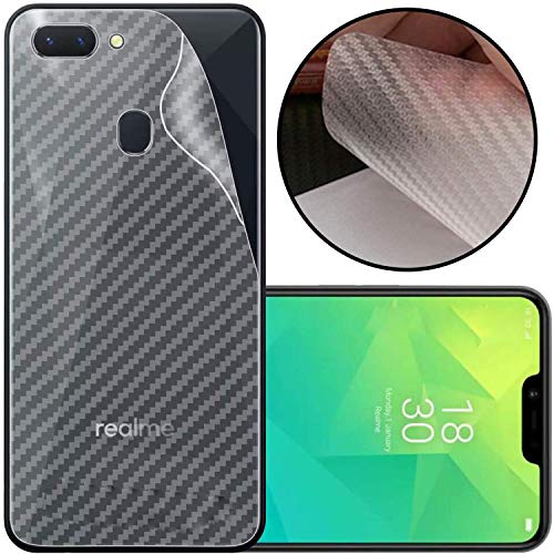 Image of Compatible with Oppo Realme U1 Back Screen Protective Film Carbon Fiber Skin Transparent Screen Guard Sticker