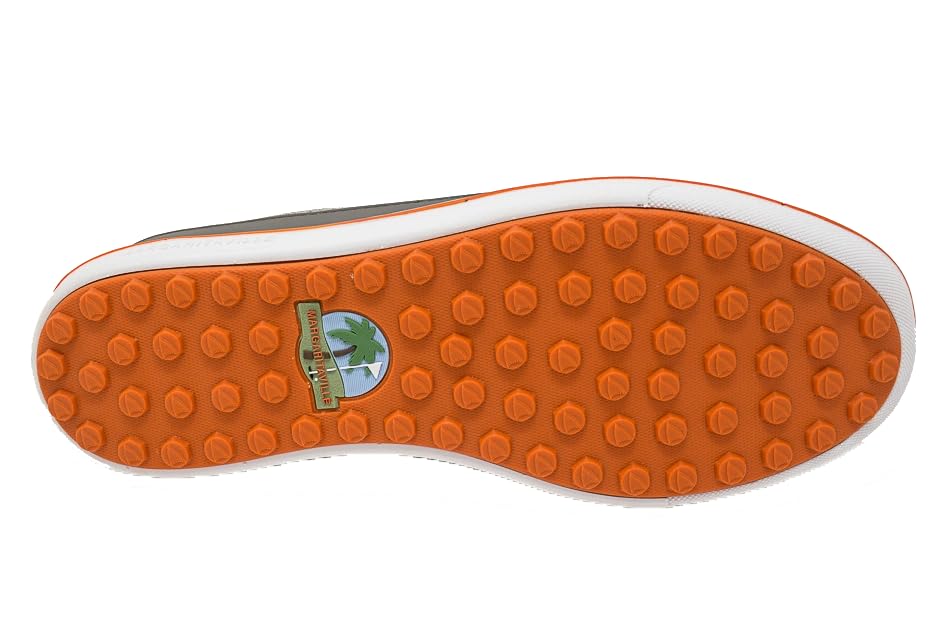 Margaritaville The Gimmie Athletic Golf Shoes, Men’s Golf Shoes, Grey/Orange, Men’s 12