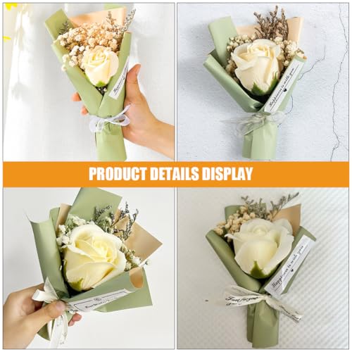 Mini Ramo de Flores Secas para Decoración DIY miniatura 4
